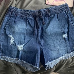 Drawstring shorts